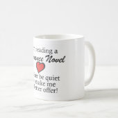 "Ne me dérangez pas" tasse (Devant droit)