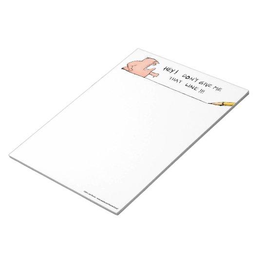 Ne me donnez pas ce carnet de notes (Incliné)