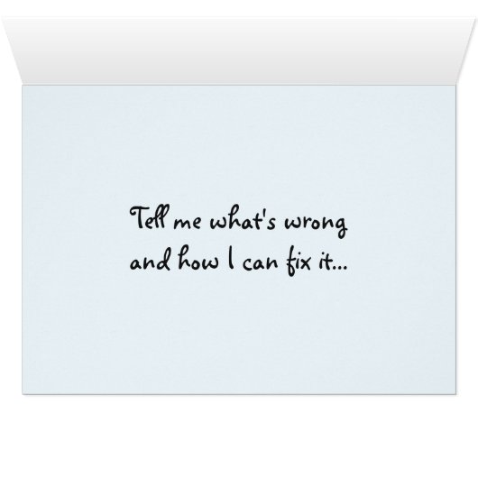 "Ne me fais pas deviner" Relation Réparation perso (Intérieur Horizontal (Bas))