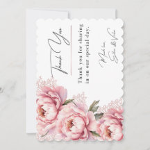 Ne me fais pas rougir la Carte de remerciements