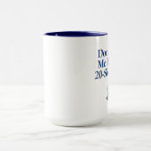 Ne me fais pas rouler mon 20-side Die ! Mug (Centre)