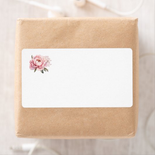 Ne me faites pas Blush Étiquettes d'expédition (En situation)