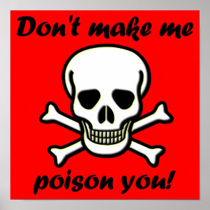 Ne me faites pas Poison Vous Drôle Poster