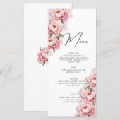 Ne me faites pas rougir les menus (Devant / Derrière)