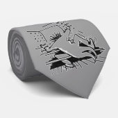 Ne me gâchez pas de cravate grise (Roulé)