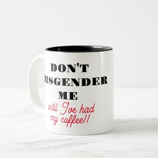 Ne me méprenez pas... Café Mug (Devant gauche)