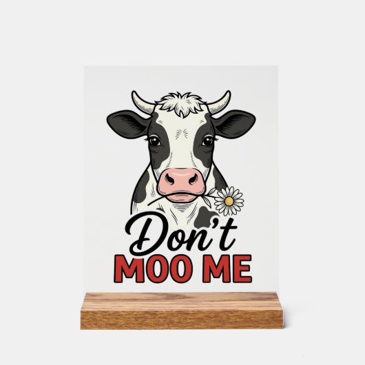 Ne me moo pas drôle vache gravure vintage (Recto)