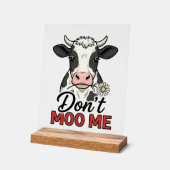 Ne me moo pas drôle vache gravure vintage (Angle)