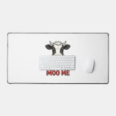 Ne me moo pas drôle vache gravure vintage (Clavier et souris)
