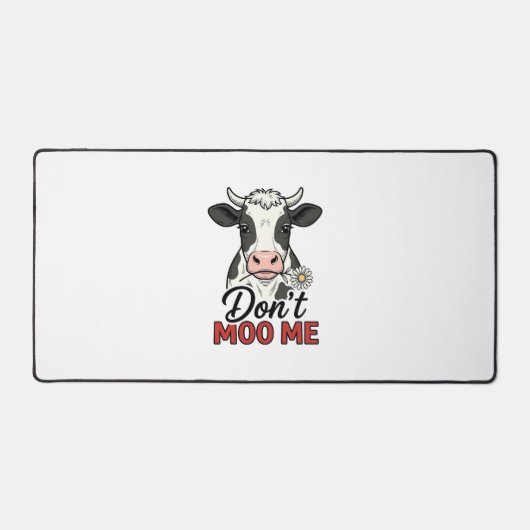 Ne me moo pas drôle vache gravure vintage (Recto)