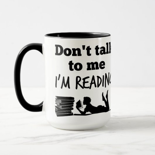 Ne me parle pas Je lis Mug (Gauche)