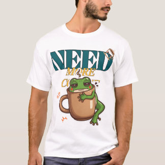 Ne Me Parlez Pas Avant Le Café T-Shirt De Grenouil