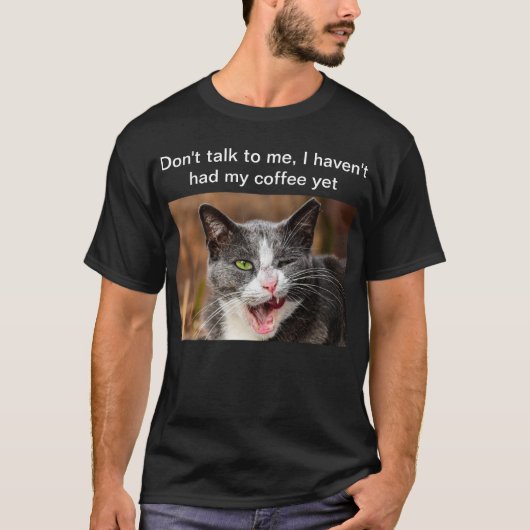 "Ne me parlez pas..." drôle de t-shirt (Devant)