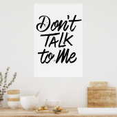 Ne me parlez pas Poster 24x36 (Cuisine)