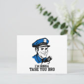 Ne me tape pas la carte postale Bro (Debout devant)