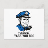 Ne me tape pas la carte postale Bro (Devant)