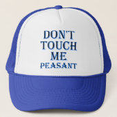 Ne me touchez pas Peasant Funny Ball Casquette cha (Devant)