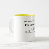 "Ne m'embête pas, je grandis", Plante Lover Mug (Devant gauche)