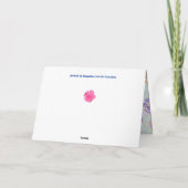 Ne m'oubliez pas carte "Style mendiant" (Dos)