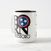 NÉ Murfreesboro, Tennessee 15oz Mug de café (Devant gauche)