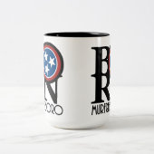 NÉ Murfreesboro, Tennessee 15oz Mug de café (Centre)