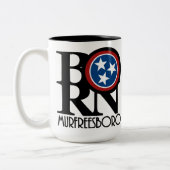 NÉ Murfreesboro, Tennessee 15oz Mug de café (Gauche)