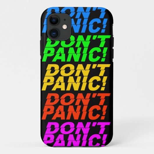 NE PANIQUE PAS ! coque iphone-Mate (Dos)