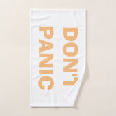 NE PANIQUE PAS DE serviette (Serviette à main)