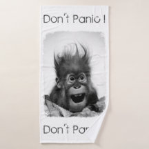 NE PANIQUE PAS ! Serviette de bain