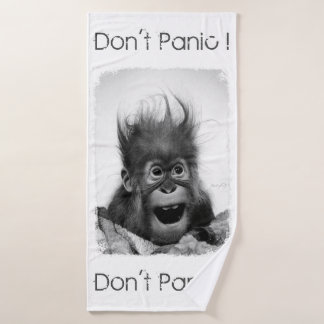 NE PANIQUE PAS ! Serviette de bain
