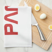 Ne paniquent pas la serviette de cuisine (Quart Plié)