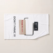 Ne paniquez pas ! (Serviette à main)