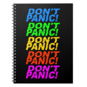 Ne paniquez pas ! carnet (Devant)