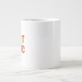 Ne paniquez pas Mug géant (Devant)