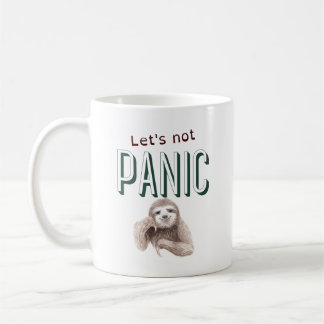 Ne paniquons pas Sloth Coffee Mug