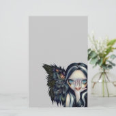 "Ne parlez aucune" papeterie mauvaise (Debout devant)