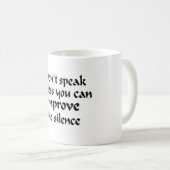 Ne parlez pas la tasse (Devant droit)