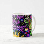 Ne parlez pas mal de vous-même | Mug d'affirmation (Devant droit)