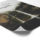 Ne partez pas à la chasse aux chutes d'eau Poster (Coin)