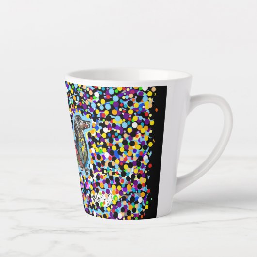 Ne pas acheter adopter Dachshund Latte Mug (Droite)