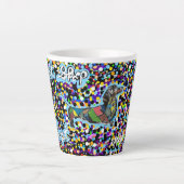 Ne pas acheter adopter Dachshund Latte Mug (Devant)