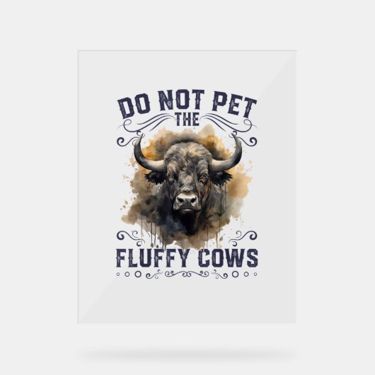 Ne Pas Animer Les Vaches Fluffantes Bison Yellowst (Recto)