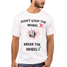 Ne pas arrêter la roue motivation gym t-shirt grap