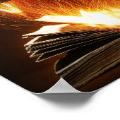 Ne pas brûler des livres, les lire - Poster Imprim (Coin)