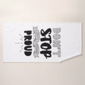 Ne pas cesser de citer les athlètes Citation auto- (Serviette de bain)