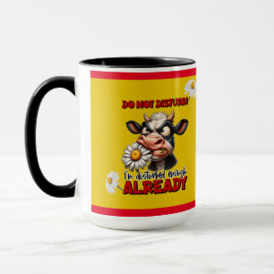 Ne pas déranger - Drôle Mug de vache