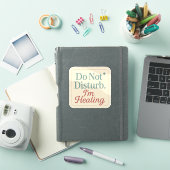 Ne pas déranger Je suis Sticker de guérison (Couverture iPad)