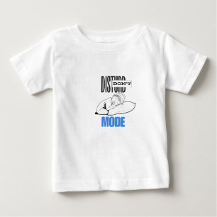 "Ne pas déranger le mode" T-Shirt dormant pour béb