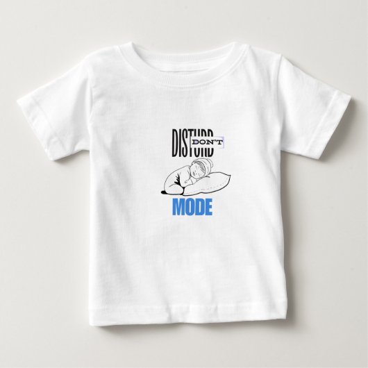 "Ne pas déranger le mode" T-Shirt dormant pour béb (Devant)