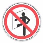 Ne pas entrer de Étiquette d'espace confiné (Devant)